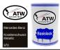 Preview: Mercedes-Benz, Korallenschwarz Metallic, 970: 500ml Lackdose, von ATW Autoteile West.